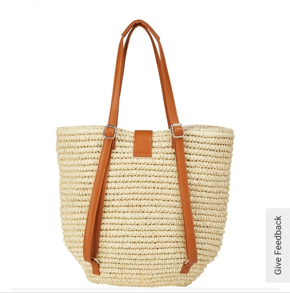 Duluth Trading Convertable Straw Backpack - image 2